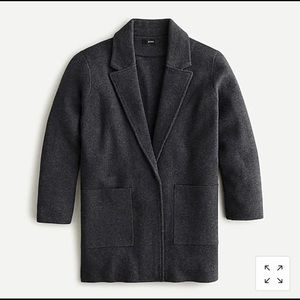 J.Crew Sophie Open Front Sweater Blazer XXXS Gray